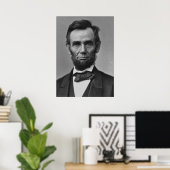 Abraham Lincoln Portrait Poster (Heimbüro)