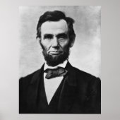 Abraham Lincoln Portrait Poster (Vorne)
