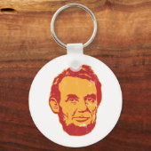 Abraham Lincoln Portrait Schlüsselanhänger (Vorderseite)