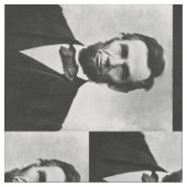 Abraham Lincoln Portrait Stoff (Nahaufnahme)