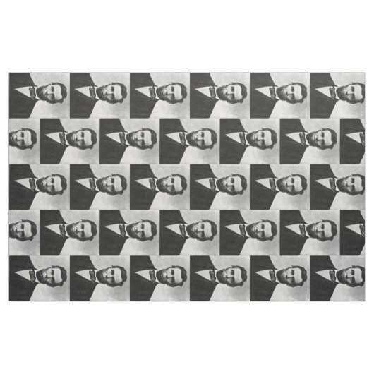 Abraham Lincoln Portrait Stoff (Fat Quarter (45,7 x 55,9 cm))