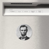 Abraham Lincoln Portrait von Alexander Gardner Magnet (In Situ (Geschirrspüler))