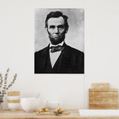 Abraham Lincoln Portrait von Alexander Gardner Poster (Küche)