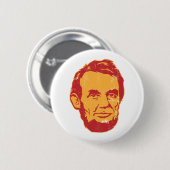 Abraham Lincoln-Porträt-Knopf Button (Vorne & Hinten)