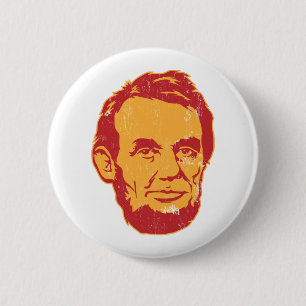 Abraham Lincoln-Porträt-Knopf Button