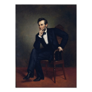 Abraham Lincoln Porträt von George Healy Fotodruck