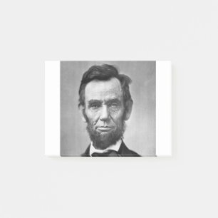 Abraham Lincoln Post-it Klebezettel