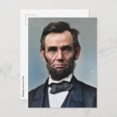 Abraham Lincoln Postcard Postkarte (Vorne/Hinten)