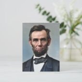 Abraham Lincoln Postcard Postkarte (Stehend Vorderseite)