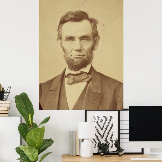 Abraham Lincoln Poster (Heimbüro)