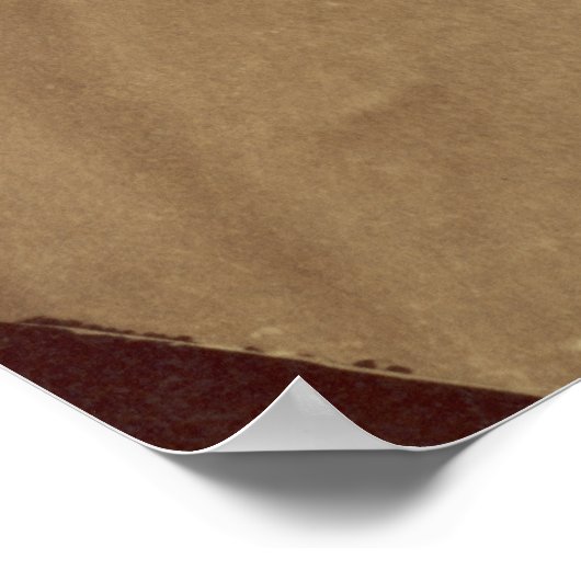 Abraham Lincoln Poster (Ecke)