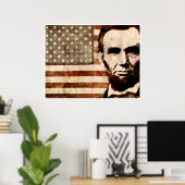 Abraham Lincoln Poster (Heimbüro)