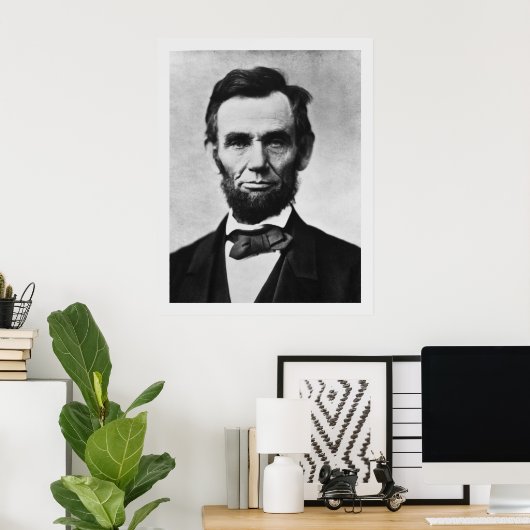 Abraham Lincoln Poster (Heimbüro)
