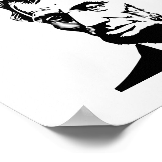 Abraham Lincoln Poster (Ecke)