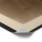 Abraham Lincoln Poster (Ecke)