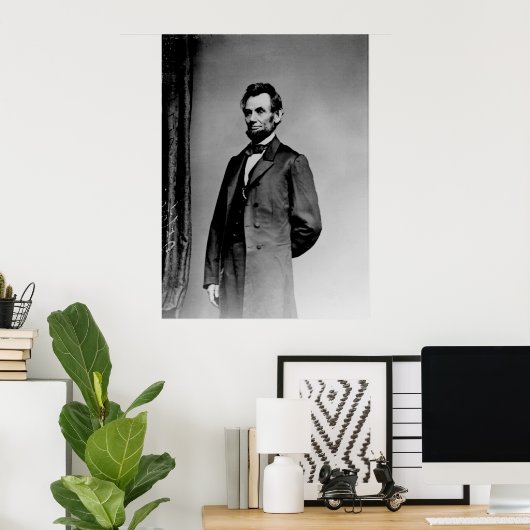 Abraham Lincoln Poster (Heimbüro)
