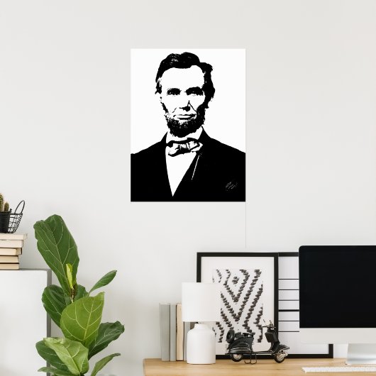 Abraham Lincoln Poster (Heimbüro)