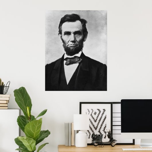 Abraham Lincoln Poster (Heimbüro)