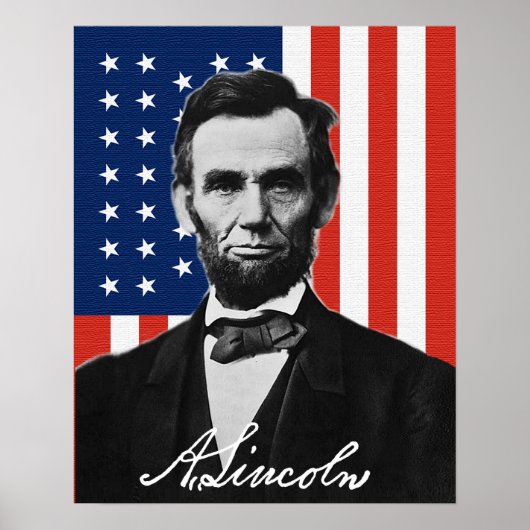 Abraham Lincoln Poster (Vorne)