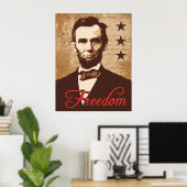 Abraham Lincoln Poster (Heimbüro)