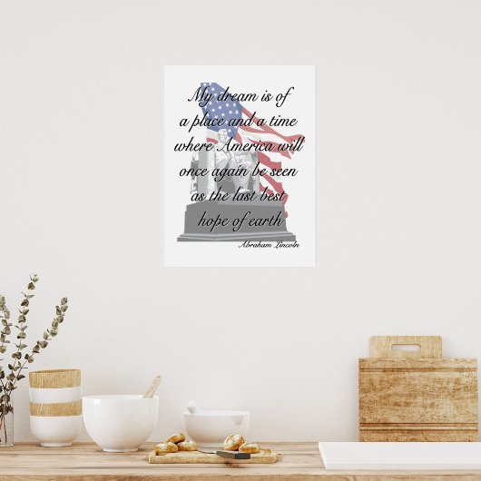 Abraham Lincoln Poster (Küche)