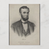 Abraham Lincoln Postkarte (Vorderseite)