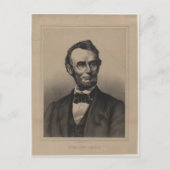 Abraham Lincoln Postkarte (Vorderseite)