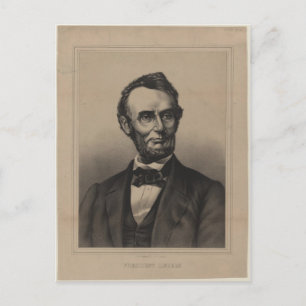 Abraham Lincoln Postkarte