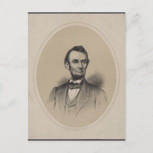 Abraham Lincoln Postkarte
