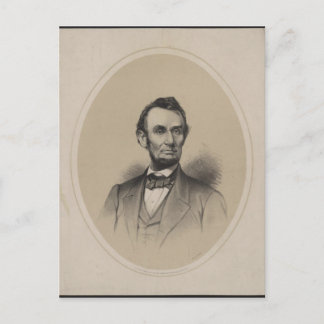 Abraham Lincoln Postkarte
