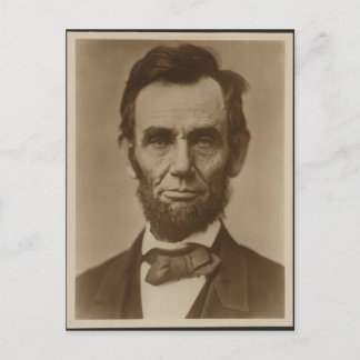 Abraham Lincoln Postkarte
