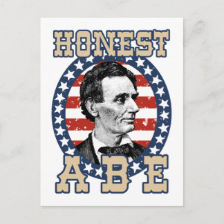 Abraham Lincoln Postkarte