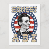 Abraham Lincoln Postkarte (Vorderseite)