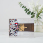 Abraham Lincoln Postkarte (Stehend Vorderseite)