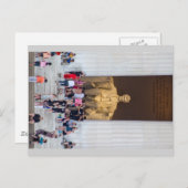 Abraham Lincoln Postkarte (Vorne/Hinten)