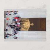 Abraham Lincoln Postkarte (Vorderseite)