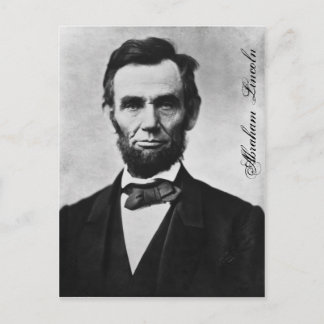 ABRAHAM LINCOLN POSTKARTE