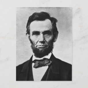 Abraham Lincoln Postkarte