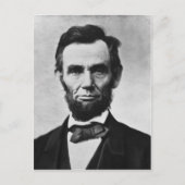 Abraham Lincoln Postkarte (Vorderseite)