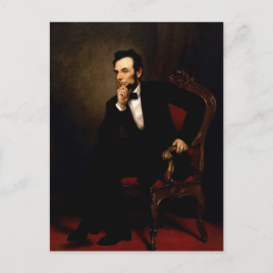 Abraham Lincoln Postkarte
