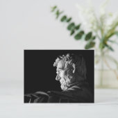 Abraham Lincoln Postkarte (Stehend Vorderseite)