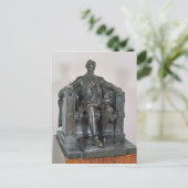 Abraham Lincoln Postkarte (Stehend Vorderseite)