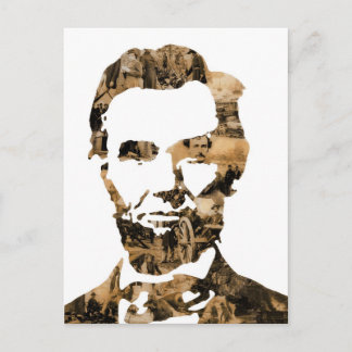 Abraham Lincoln Postkarte
