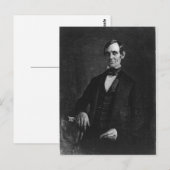 Abraham Lincoln Postkarte (Vorne/Hinten)