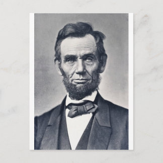 Abraham Lincoln Postkarte