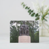 Abraham Lincoln Postkarte (Stehend Vorderseite)