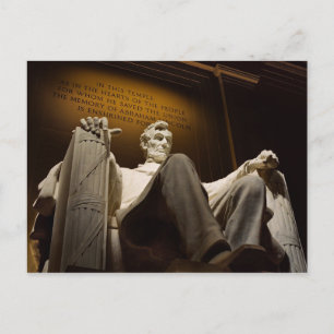 Abraham-Lincoln-Postkarte Postkarte