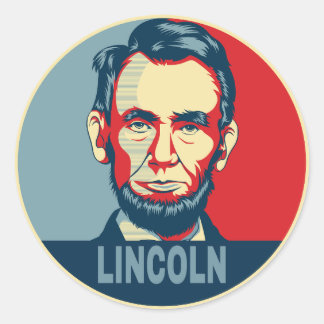 Abraham Lincoln, Präsident der USA, Hope Runder Aufkleber
