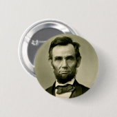 Abraham Lincoln Präsident usa vereinigte Staaten a Button (Vorne & Hinten)
