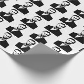 Abraham Lincoln Präsident USA Vereinigte Staaten Geschenkpapier (Ecke)